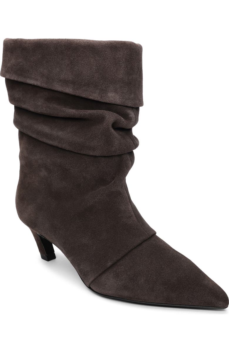 Virgee Pointed Toe Kitten Heel Bootie