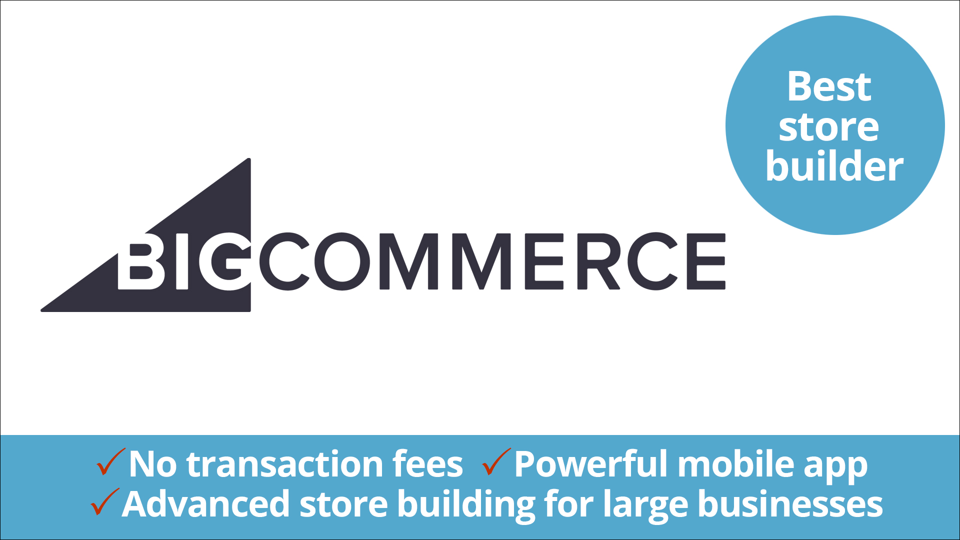 BigCommerce logo and guide info