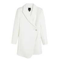 White Wrap Mini Blazer Dress, £80 | River Island