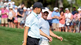 Jordan Spieth and Rory McIlroy at The Players Championship