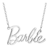 Barbie Script Logo Necklace $19.99 | Amazon