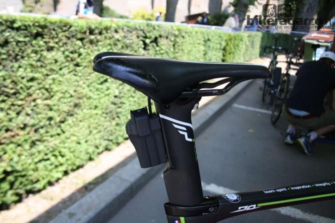 The Felt DA&rsquo;s integrated steering assembly is similar to the Look 596, used by Cofidis
