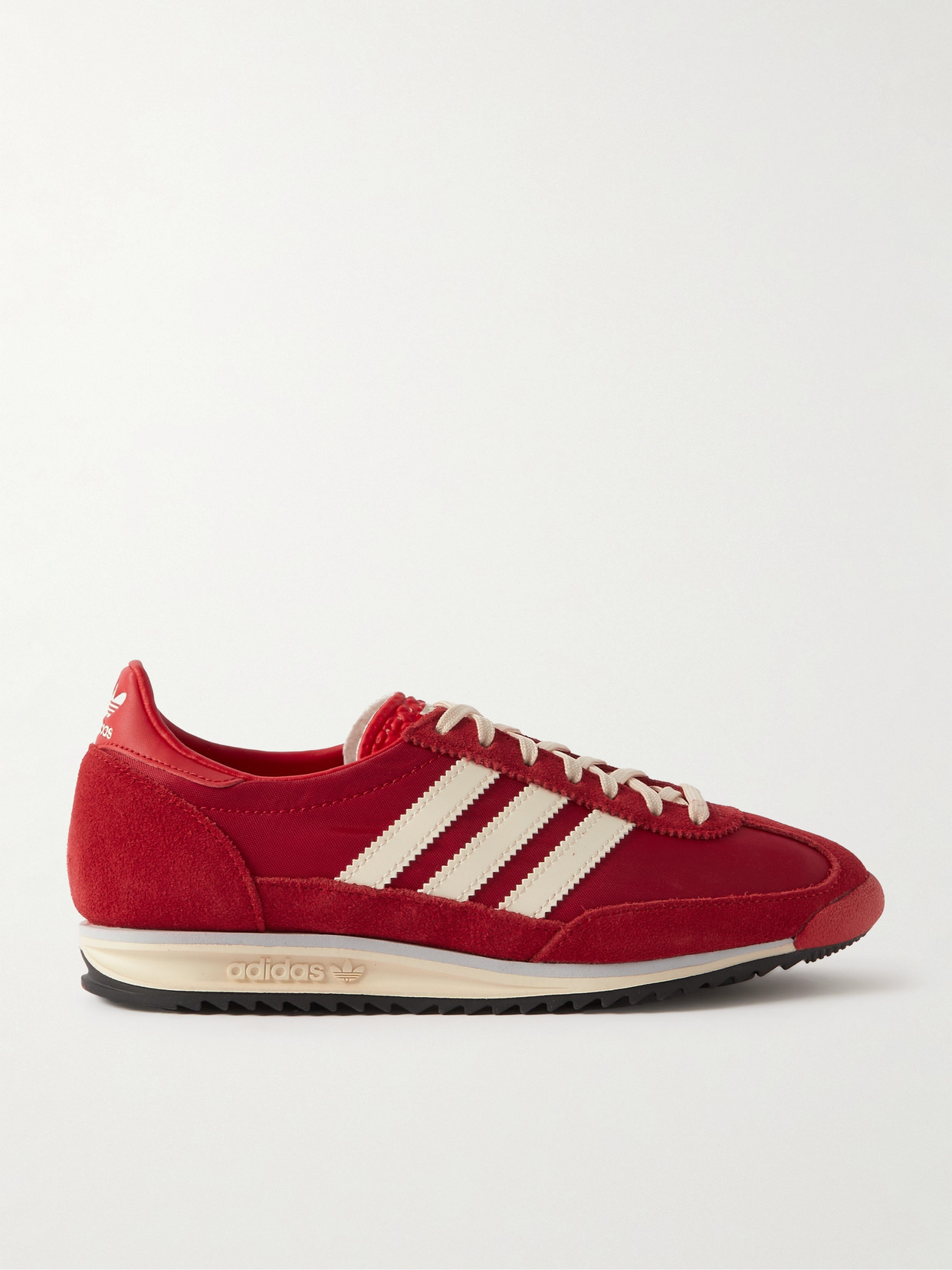 Sl 72 Leather-Trimmed Suede and Nylon Sneakers