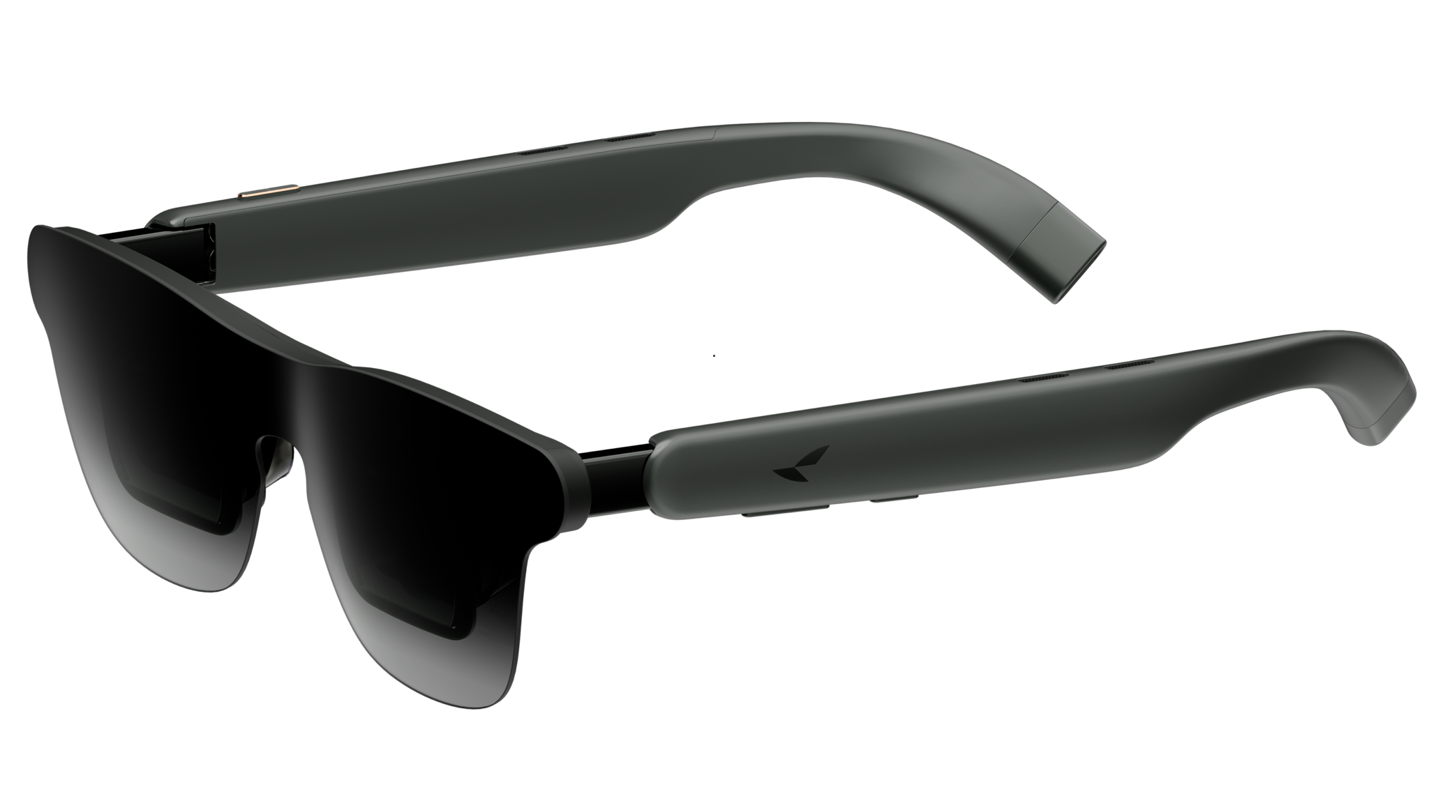 RayNeo GT Max AR glasses on a white background