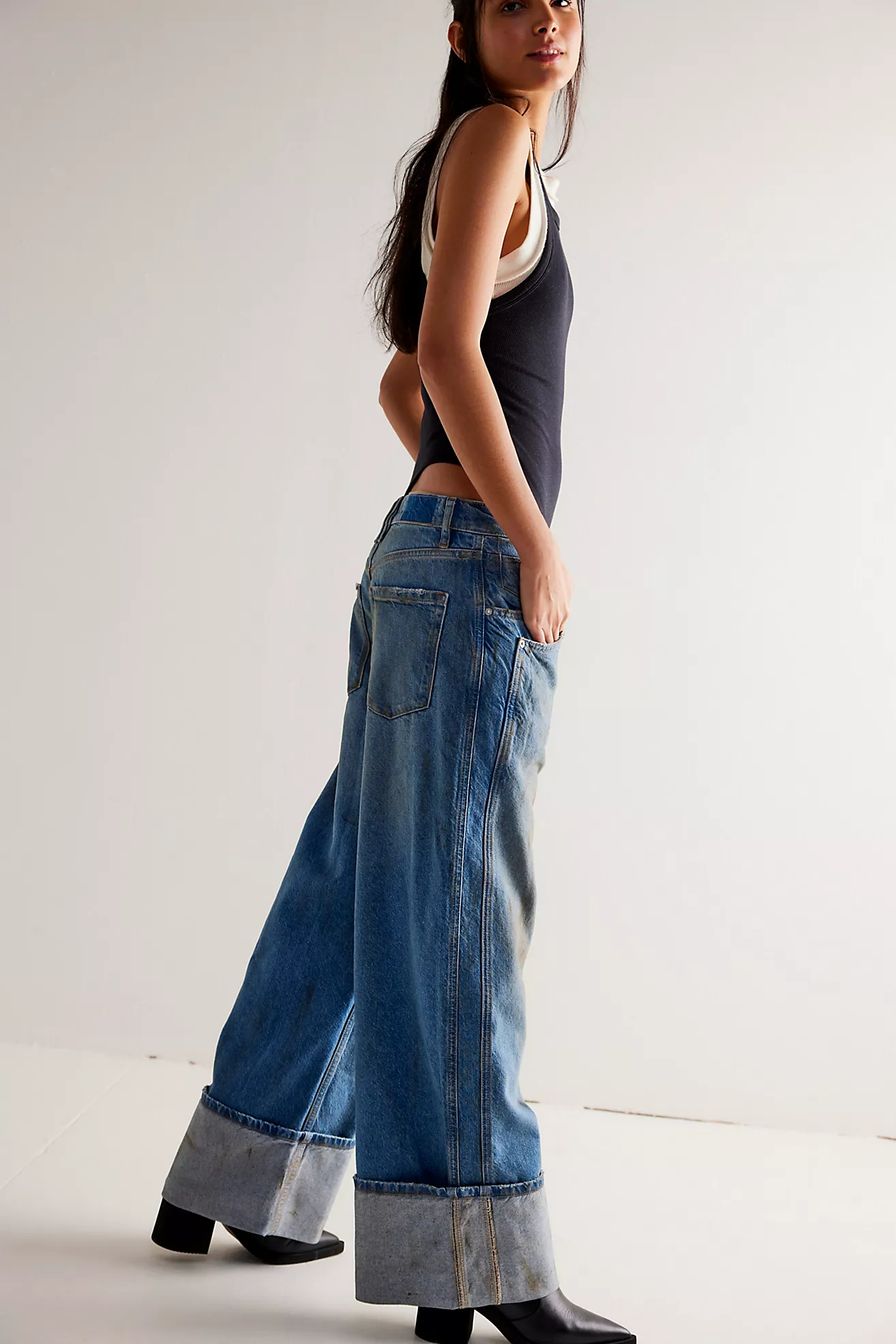 We the Free Final Countdown Cuffed Low-Rise Jeans