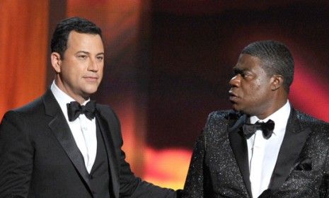 Jimmy Kimmel and Tracy Morgan