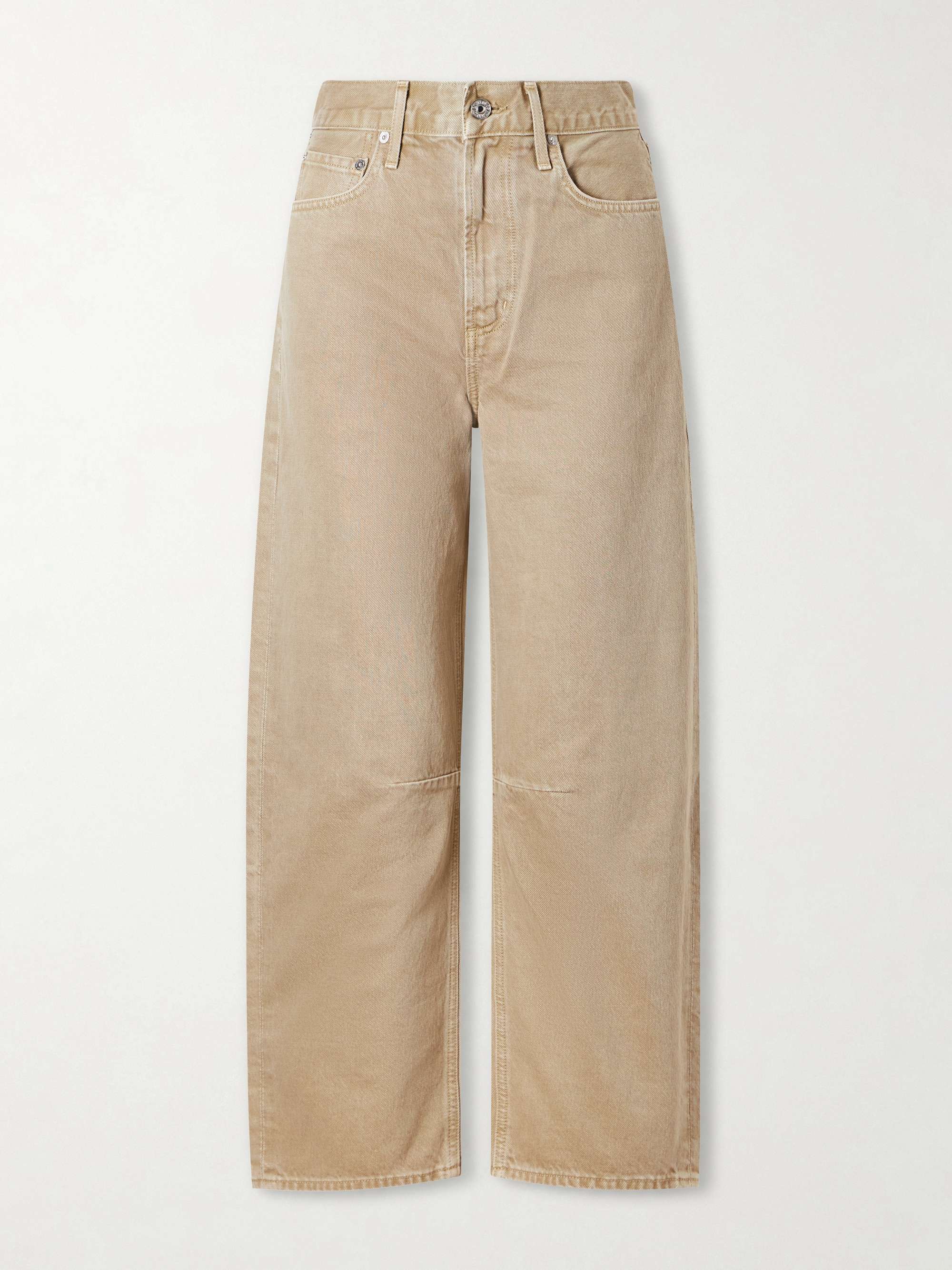 Miro Mid-Rise Barrel-Leg Jeans