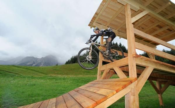 Stefan Sahm (GER) of Team Bulls on track of stage 1 of the from Oberammergau, Germany, to Imst, Austria
