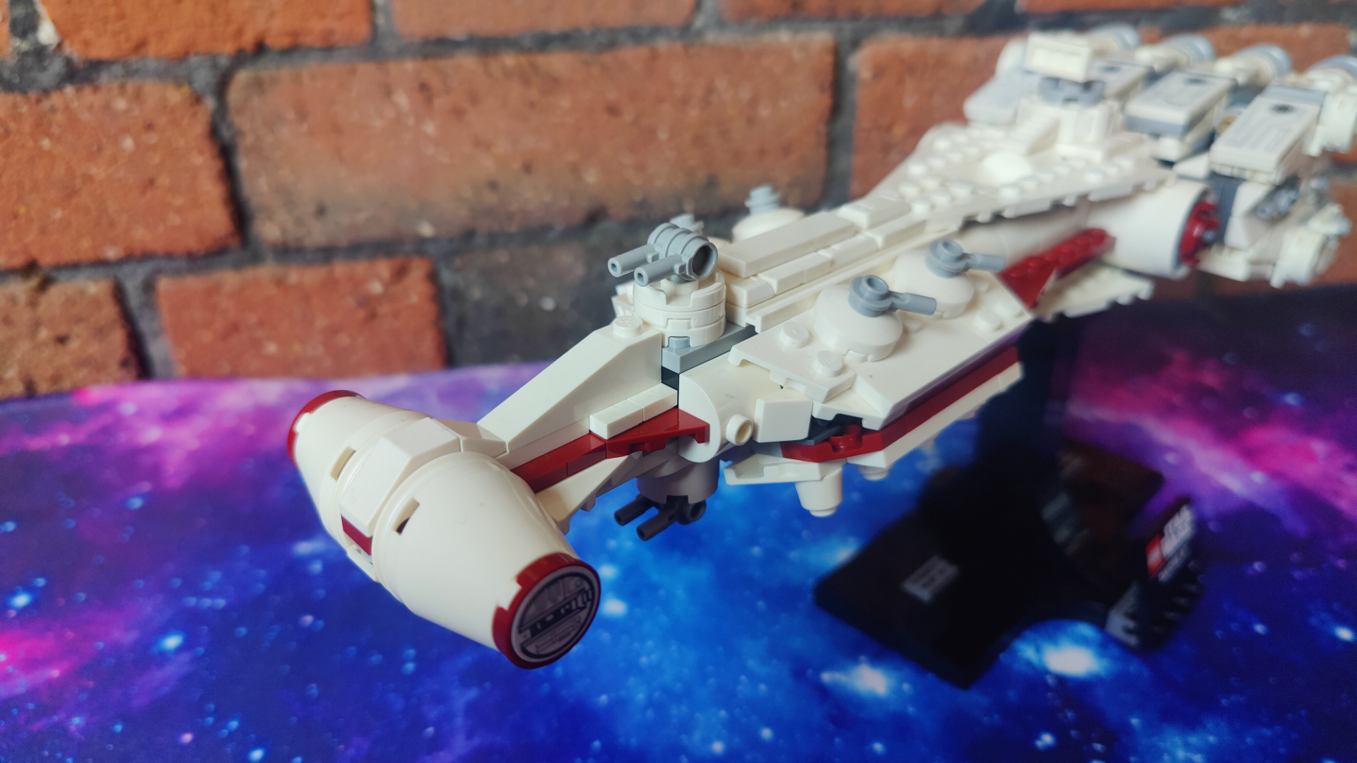 Lego Tantive IV front, seen up close