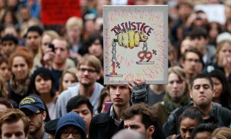 An Occupy Wall Street protester