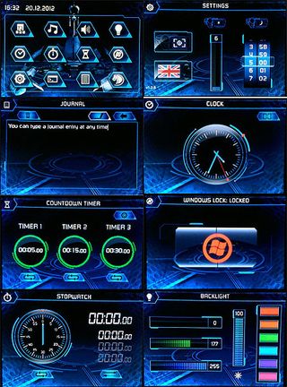 Images of eight of the bundled V.E.N.O.M. application screens