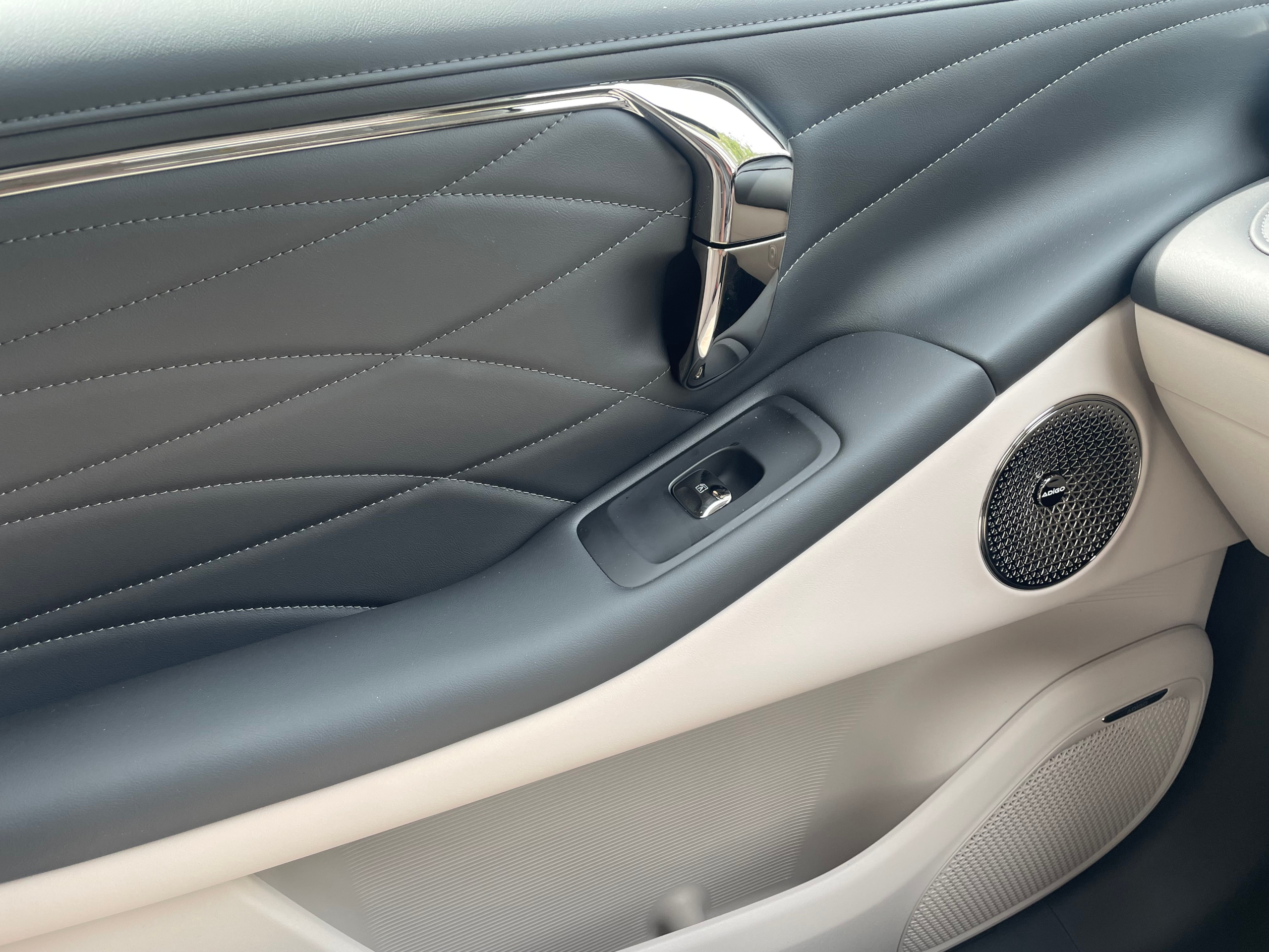 Door handle detail in the Aion V