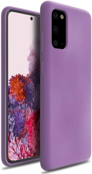 Zuslab Nano Silicone Galaxy S20 Purple Case