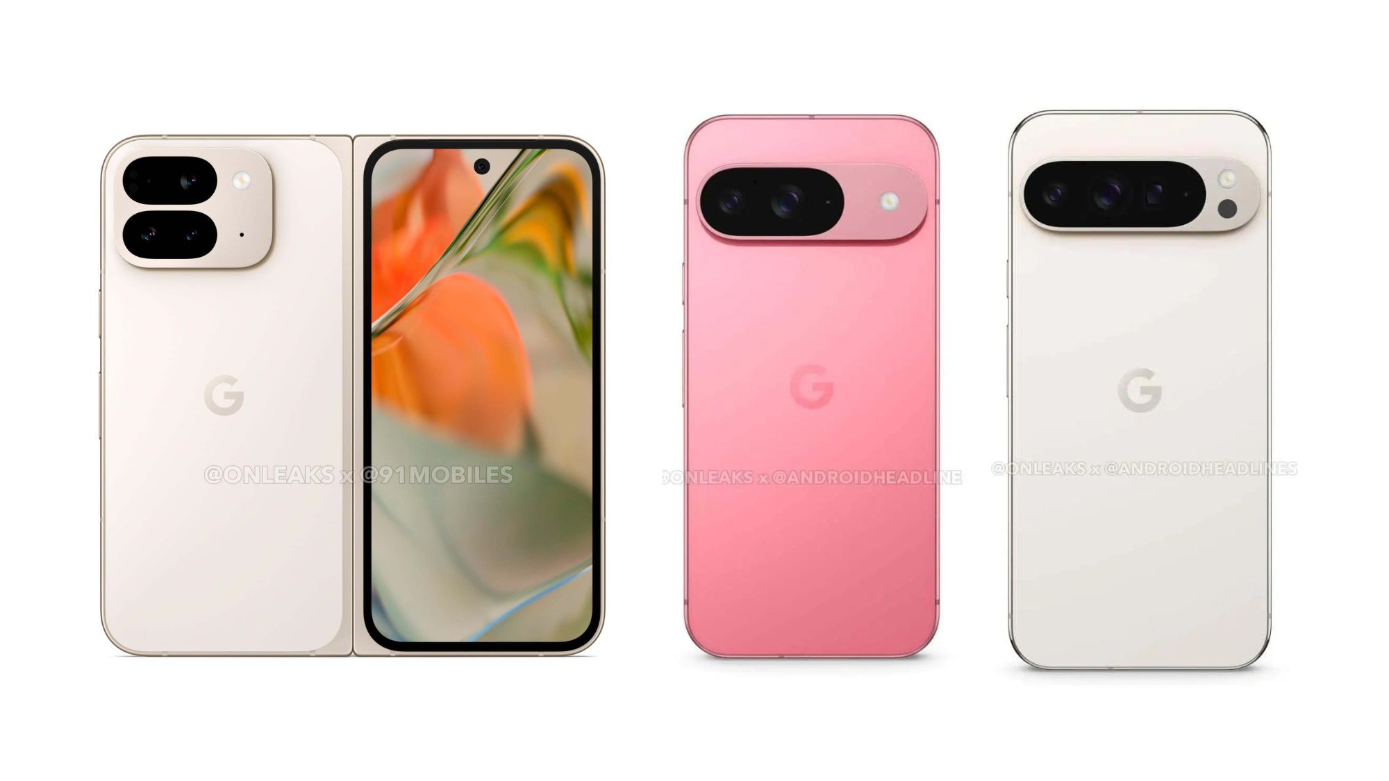 Here are all the possible colors of the Pixel 9 series, including the ...