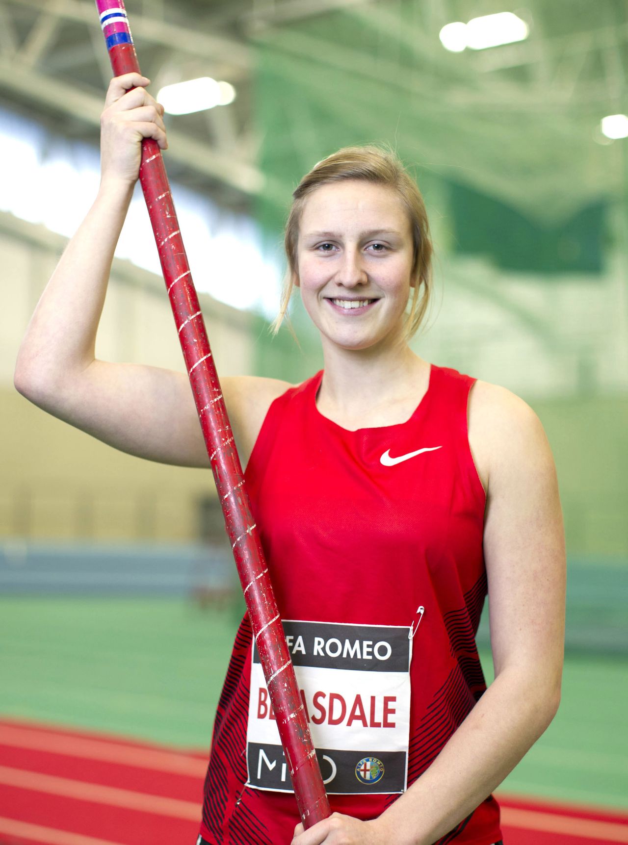 Pole vaulter Holly Bleasdale