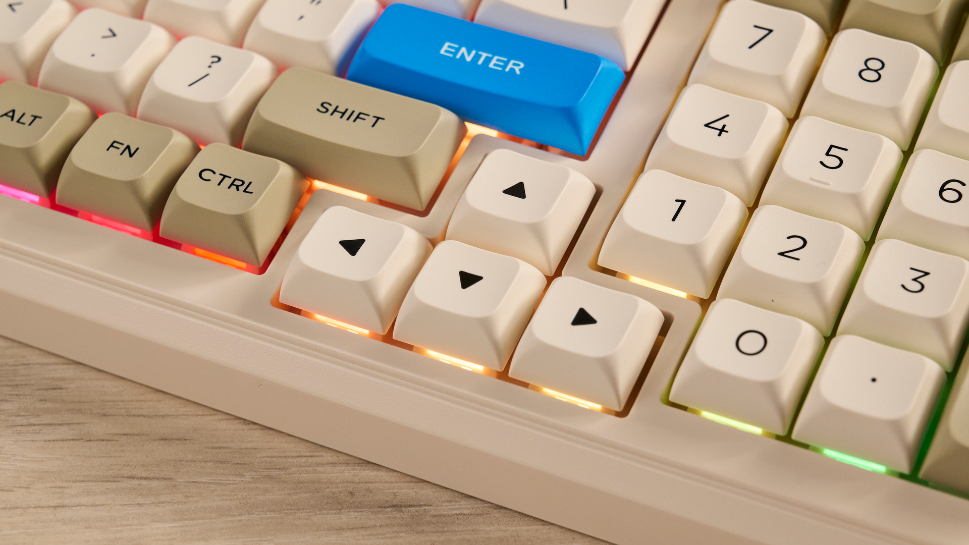 A colorful MCHOSE K99 V2 mechanical keyboard for productivity
