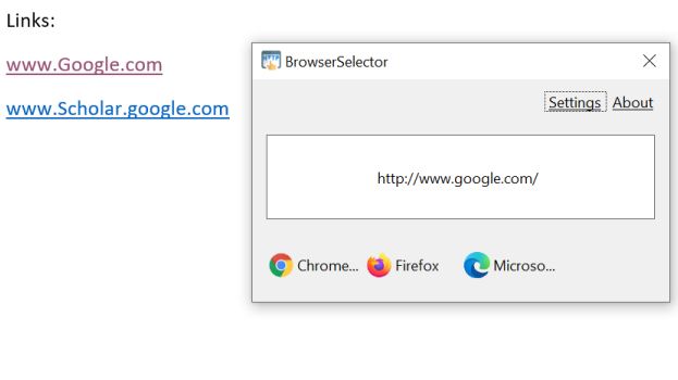 How to enable dynamic browser selection on Windows 10