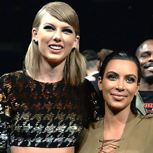 Taylor Swift and Kim Kardashian
