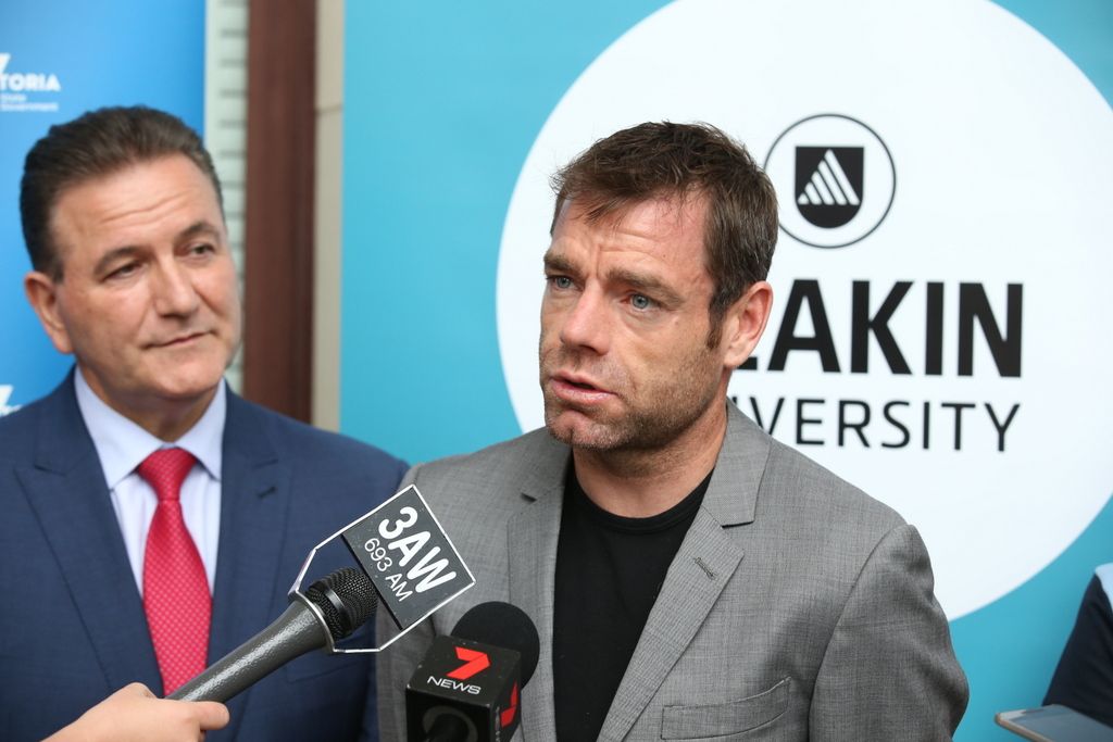 Cadel Evans was also at the race announcement