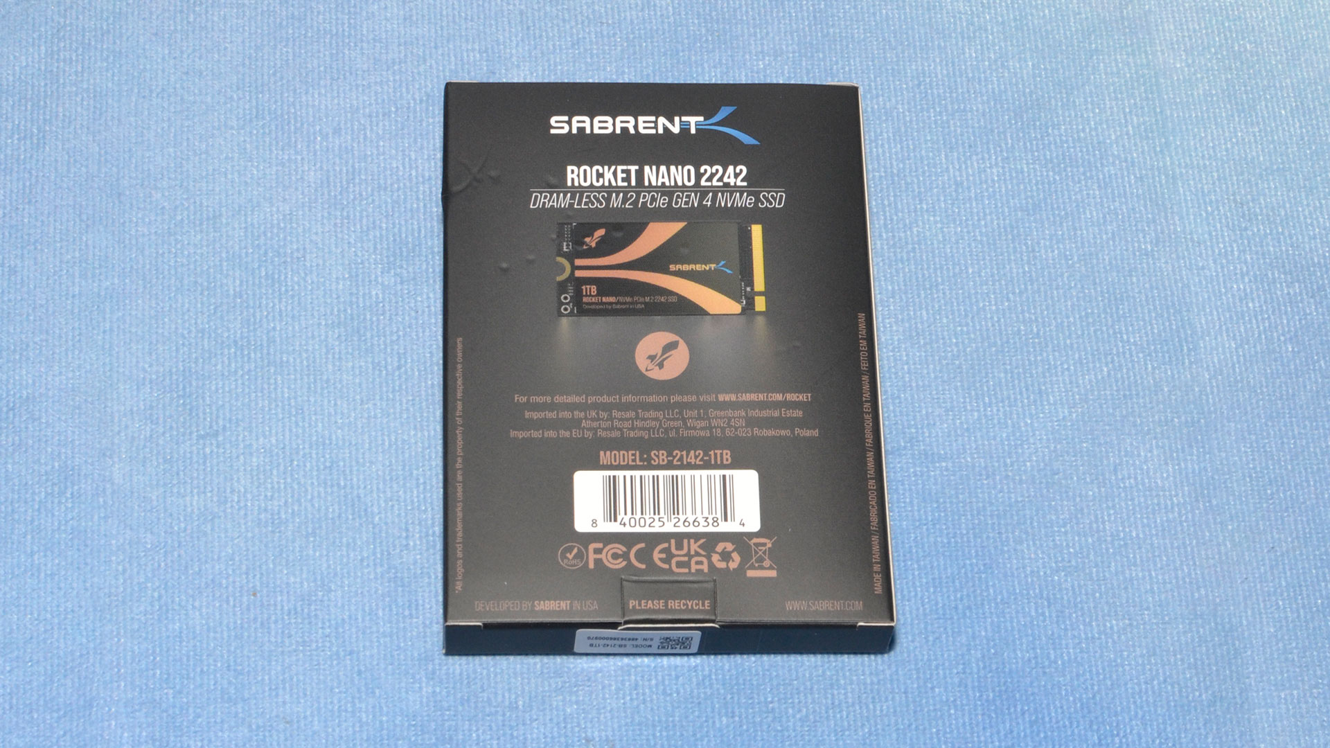 Sabrent Rocket Nano 2242 1TB