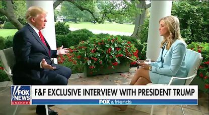 Trump talks to Fox News