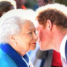london, england may 18 queen elizabeth ii and prince harry attend at the annual chelsea flower show at royal hospital chelsea on may 18, 2015 in london, england photo by julian simmonds wpa pool getty images