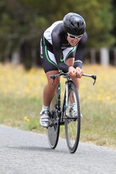 Alexis Rhodes (GreenEDGE-AIS) wanted the win, but could only manage fifth
