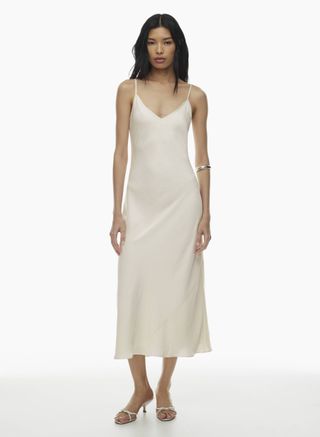 Wilfred New Only Slip Satin Midi Dress