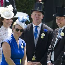 Kate Middleton, Zara Phillips, Mike Tindall and Prince William