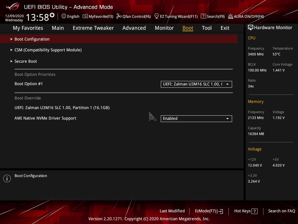 Asus ROG Crosshair VIII Dark Hero