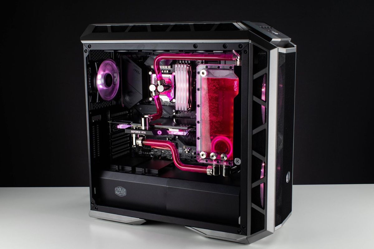 Custom Loop With Hard Tubing