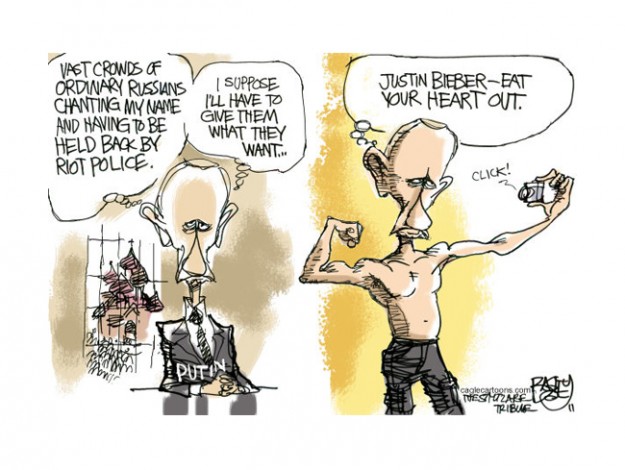 Putin's Bieber moment