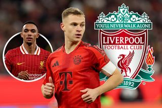 Liverpool target Joshua Kimmich, with Trent Alexander-Arnold inset