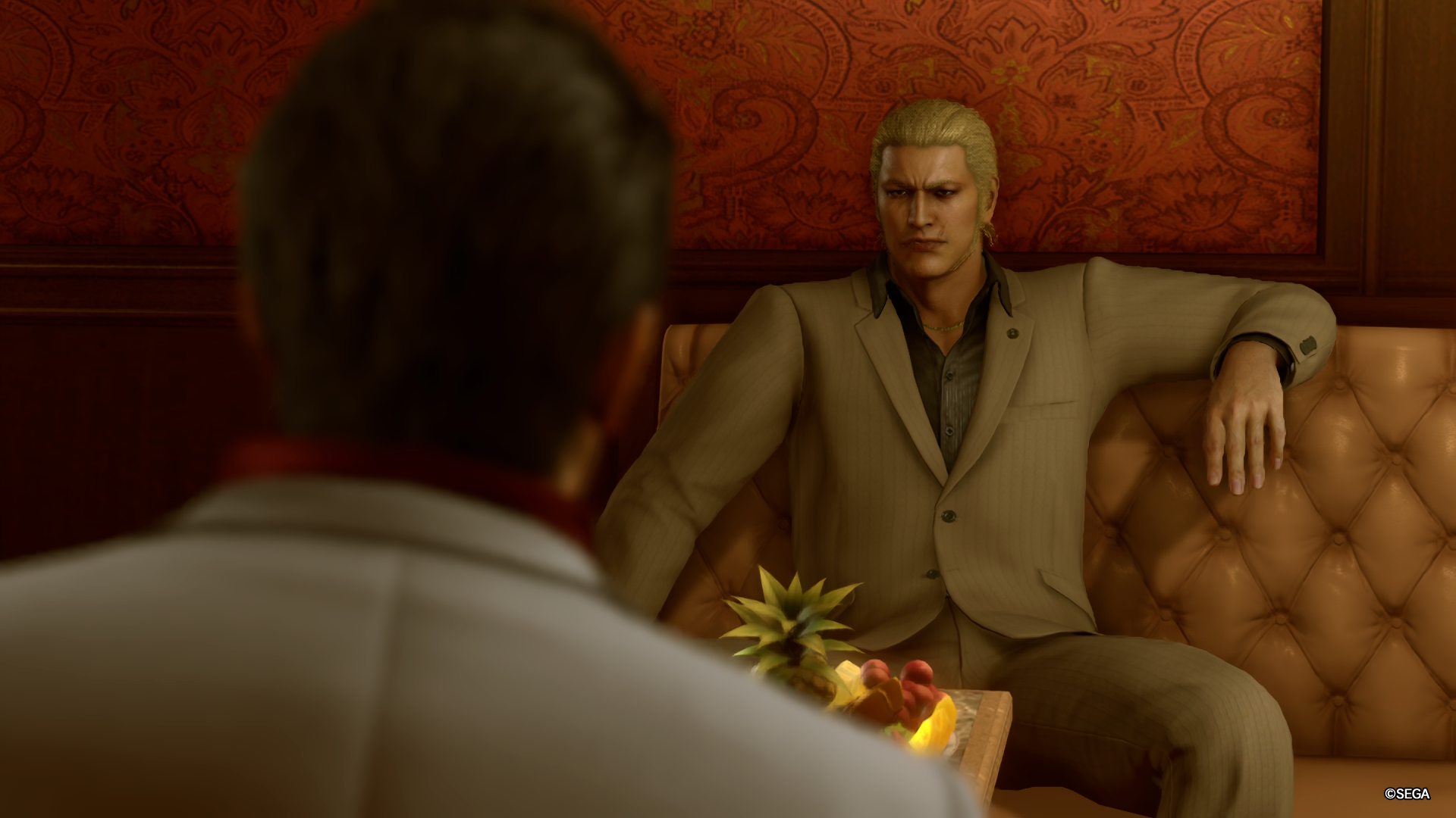 Kiryu and Ryuji talk in Yakuza Kiwami 2