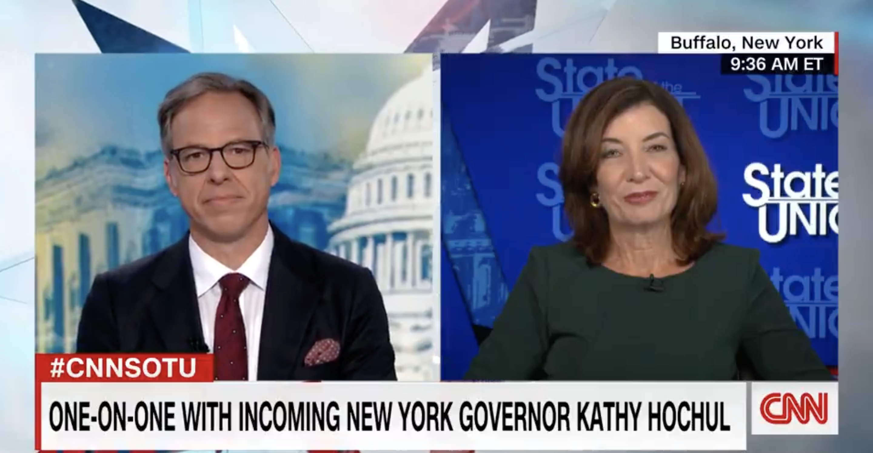 Jake Tapper, Kathy Hochul.