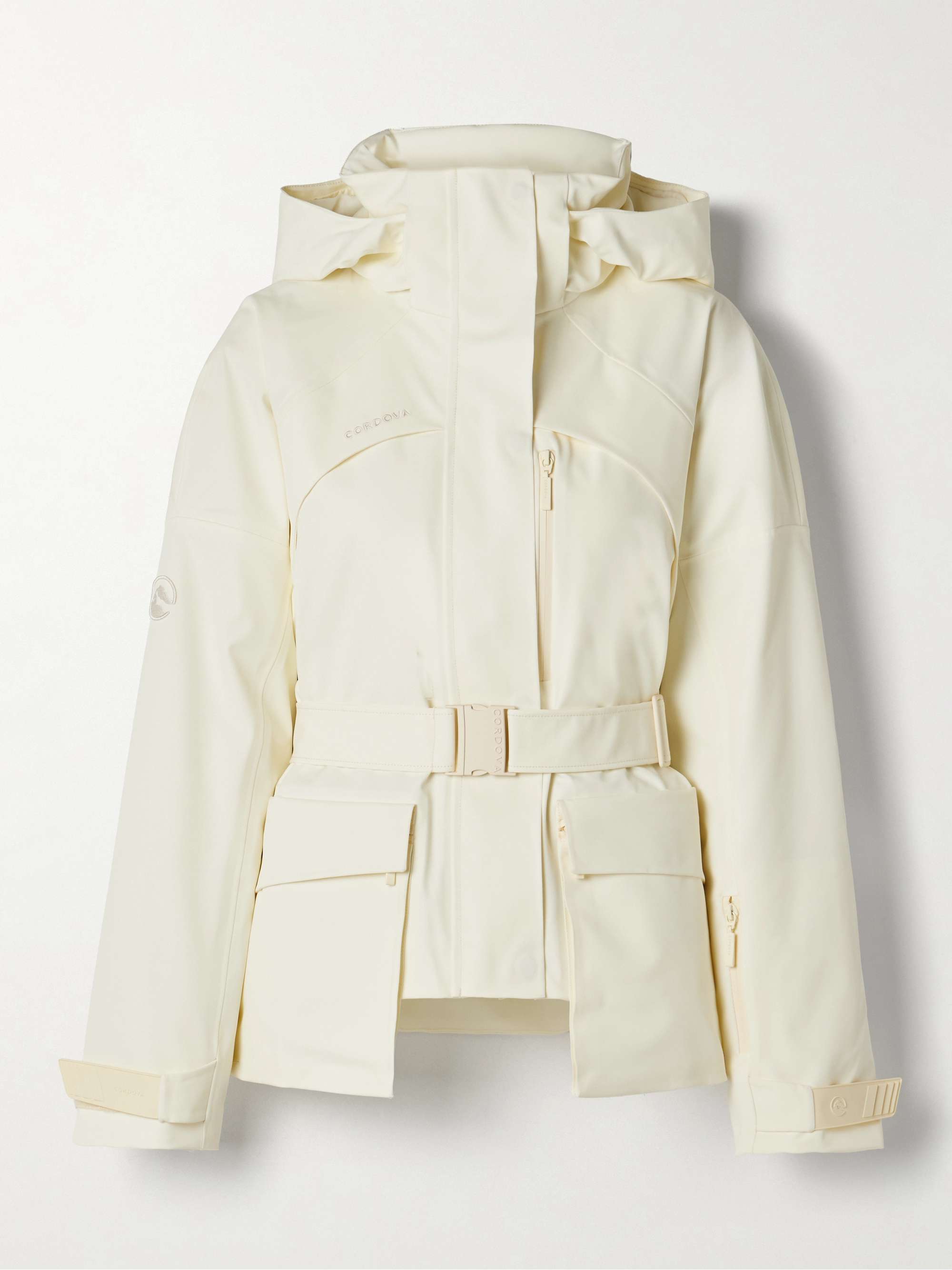 Tignes Hooded Belted Ski Jacket