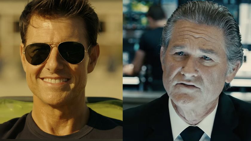 Tom Cruise in shades and a black t-shirt returning for Tom Gun: Maverick, Kurt Russell in a shit and tie as Mr. Nobody in Fast 7.