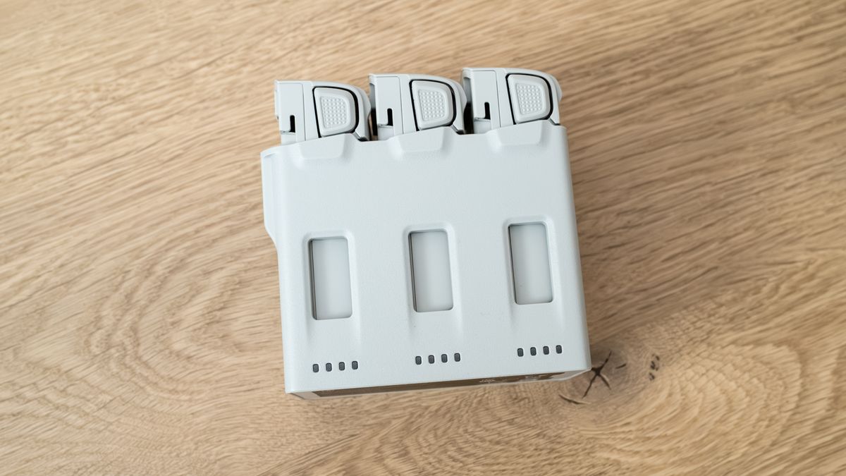 DJI Lito X1 drone battery charging hub and batteries