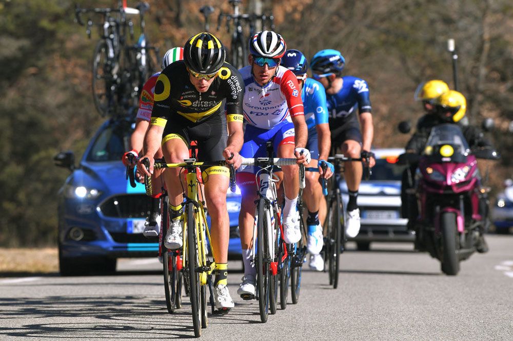 The main break on stage 4 of the Tour de la Provence