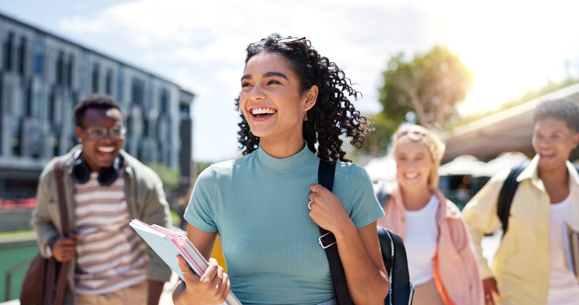 students at university