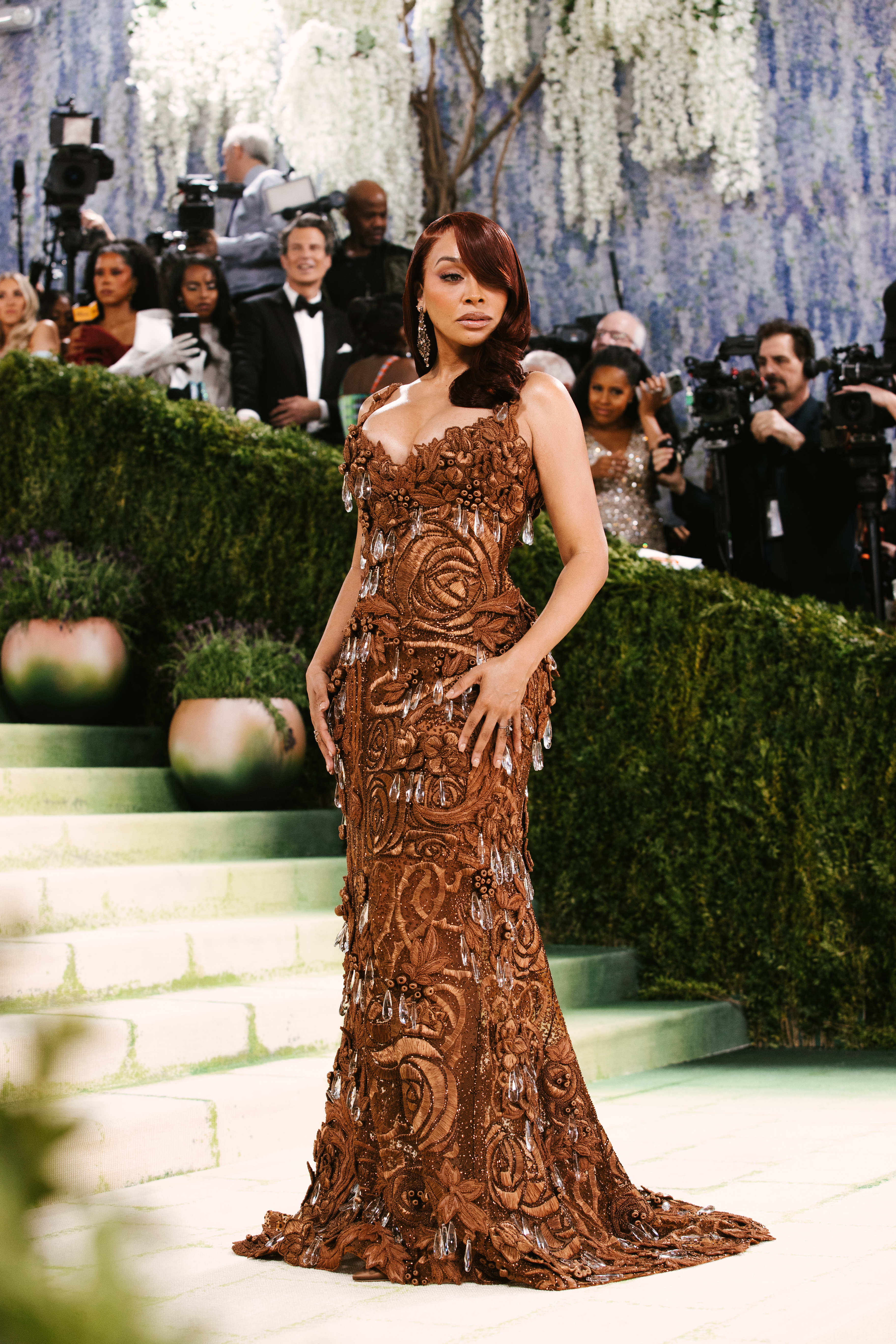 La La Anthony arrives at the 2026 Met Gala