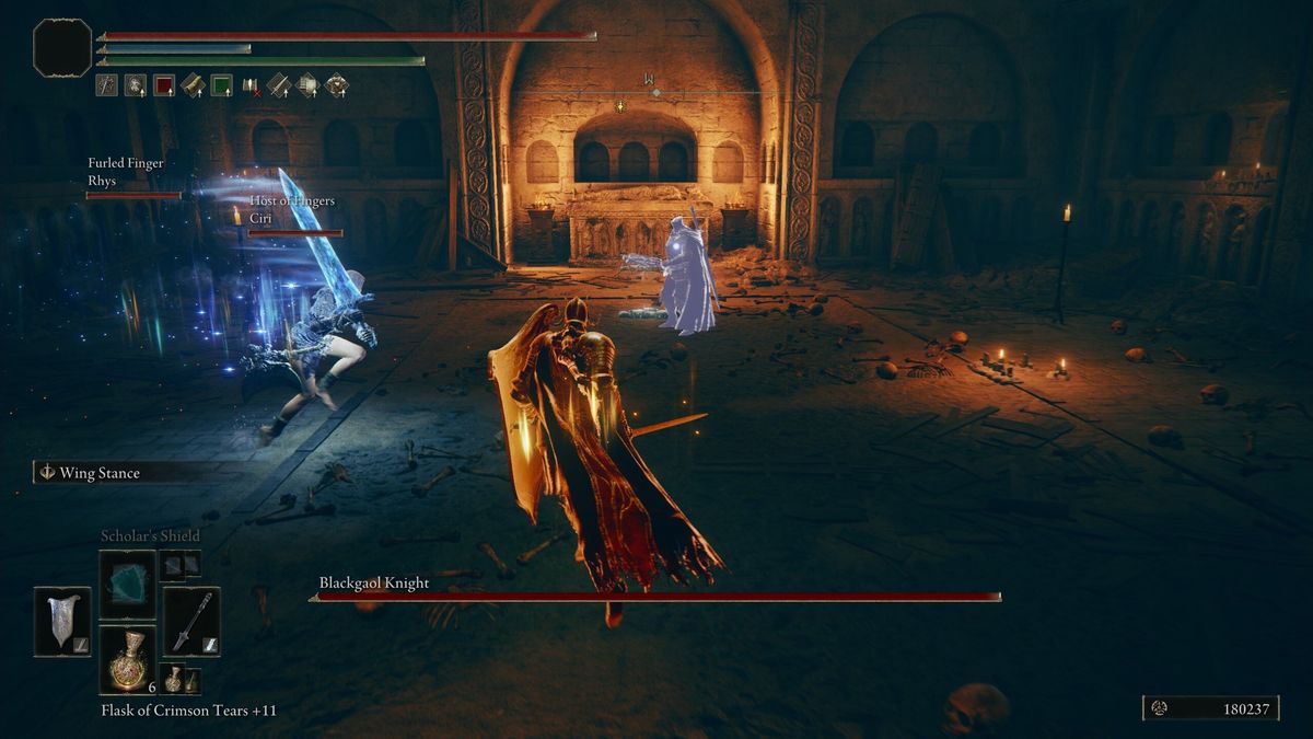 The Elden Ring DLC Blackgaol Knight boss is bullying players right now ...