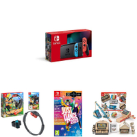 Switch Neon + Ring Fit Adventure + Just Dance 2020 + Labo: Variety Kit | £349.99 (save £50)