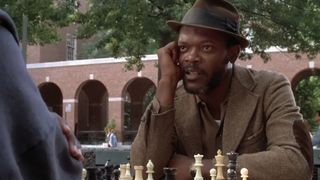 Samuel L. Jackson as a father playing chess in New York in Fresh