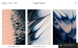 Classon Squarespace template