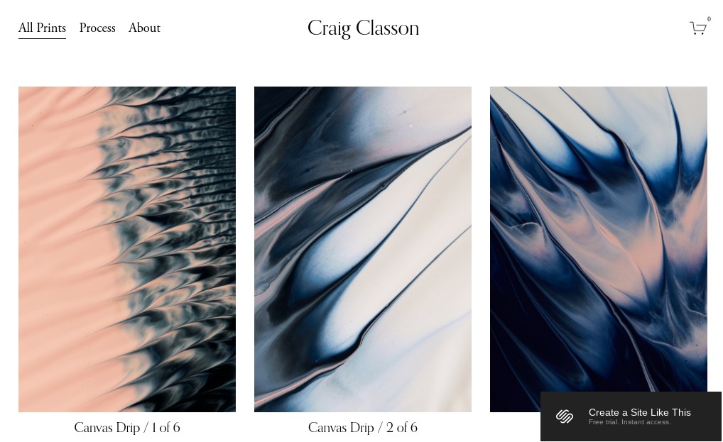 Classon Squarespace template