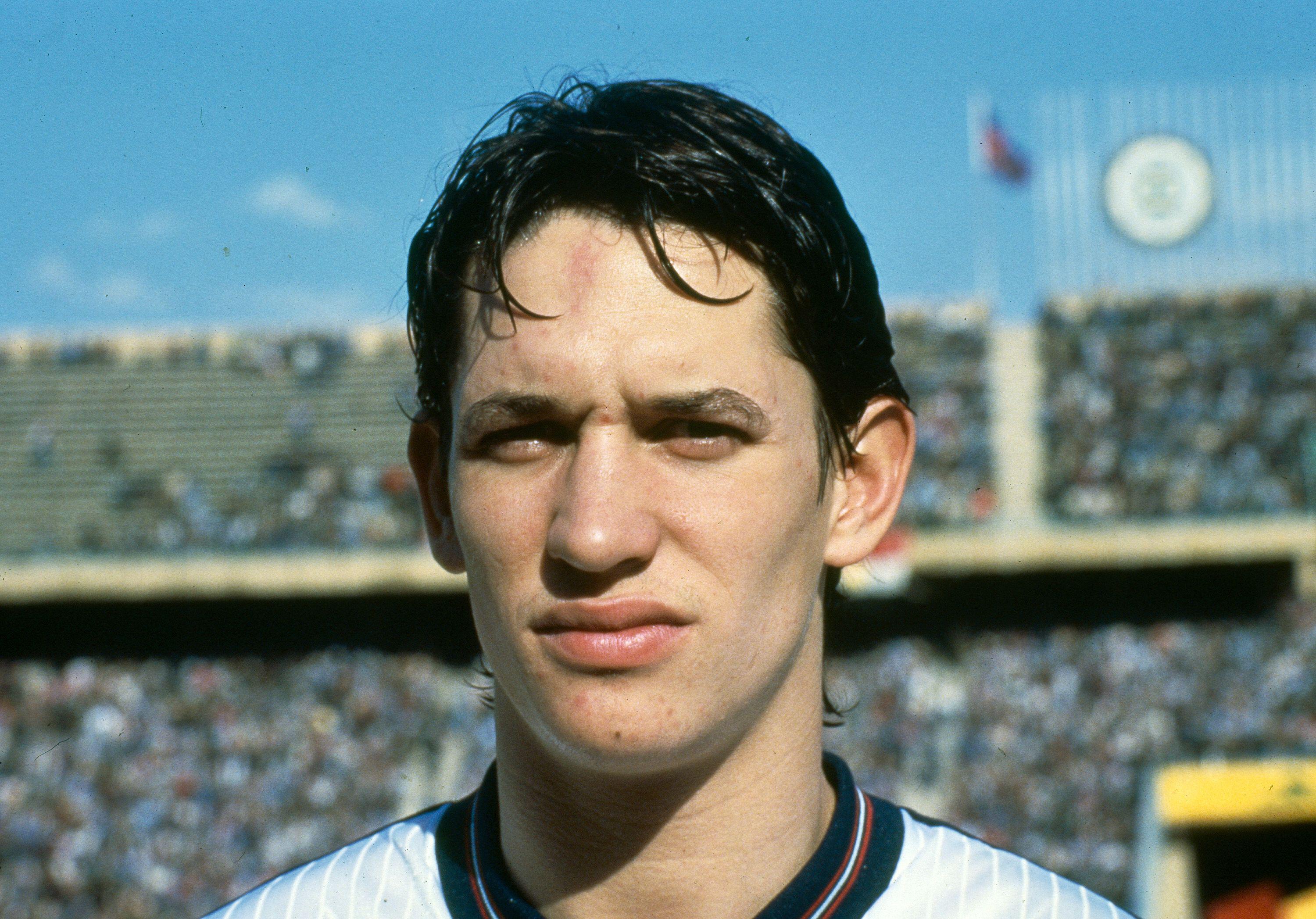 Gary Lineker of England, 1986