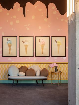 Petite Friture furniture inside 'SCOOP: A Wonderful Ice Cream World'
