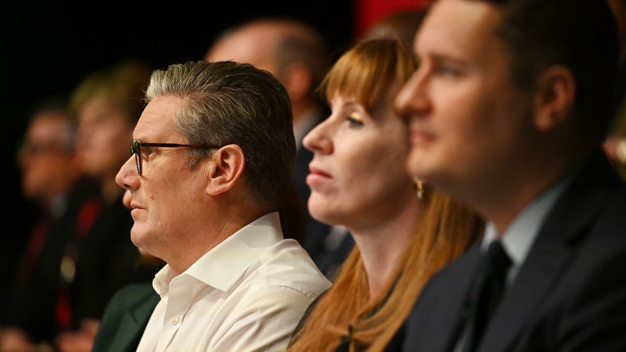 Keir Starmer and Wes Streeting and Angela Rayner