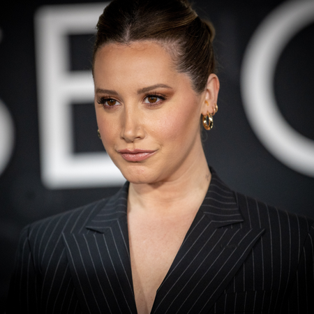 Ashley Tisdale attends the Los Angeles premiere of MGM's 'House of Gucci' at Academy Museum of Motion Pictures on November 18, 2021 in Los Angeles, California